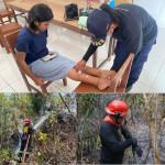 Berjibaku Melawan Api di Urimesing, Cindy Terluka Saat Menjaga Tempat Ia Mengejar Masa Depan