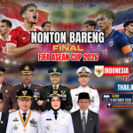 Nobar Final Indonesia vs Thailand di Lapangan Merdeka, Bodewin: Bentuk Dukungan untuk Pahlawan Olahraga