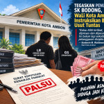 Tegaskan Penuntasan SK Bodong, Wali Kota Ambon Instruksikan BKPSDM Usut Tuntas